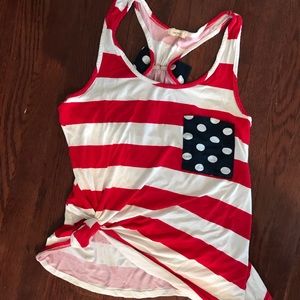 ❤️💙 Patriotic tank top 💙❤️